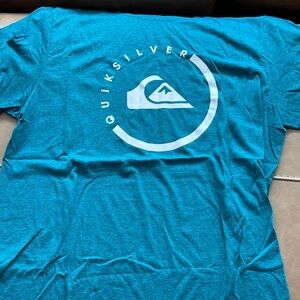 Quiksilver Teal Logo T-Shirt